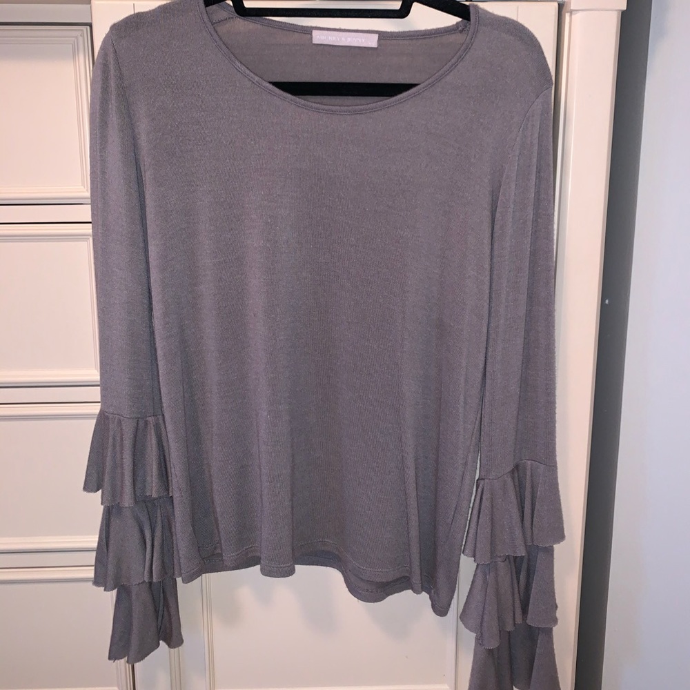Ruffle Long Sleeve - Picture 2 of 4
